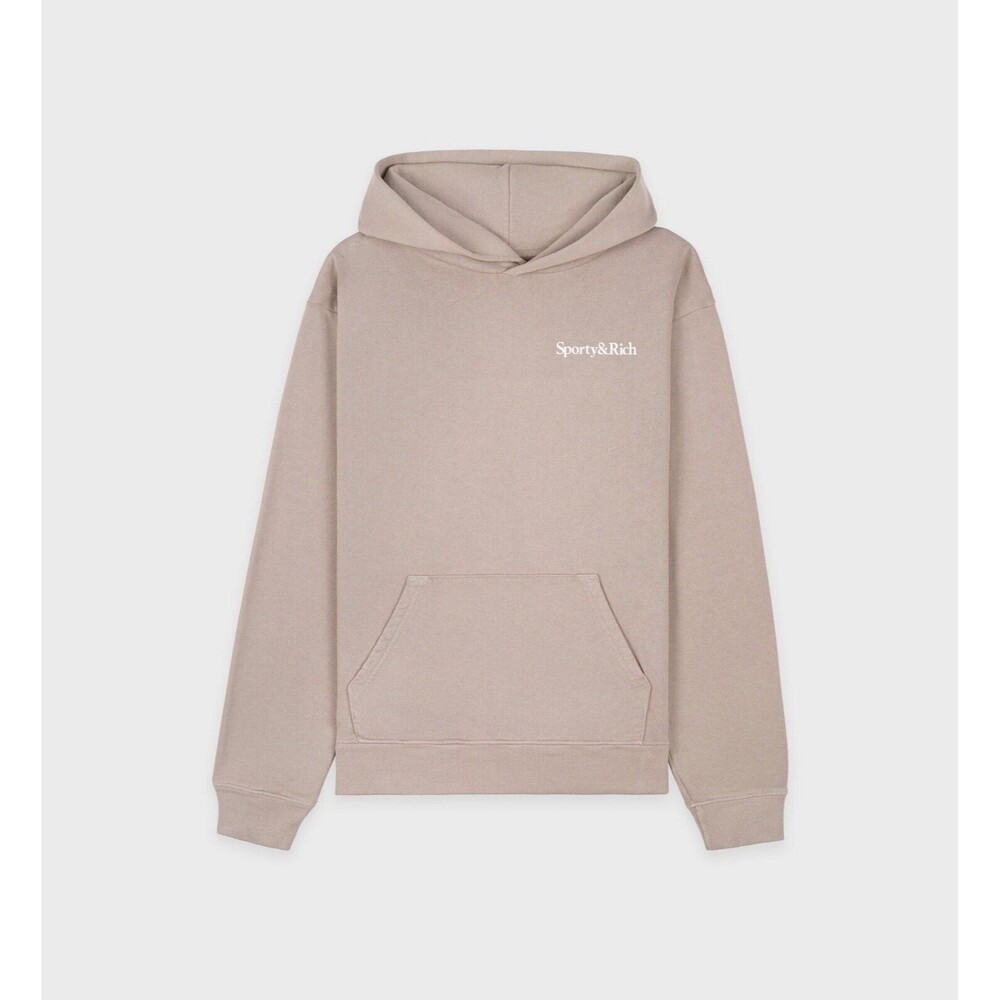 Sporty & Rich Hoodie In Elephant White (Nuetral Beige)  Unisex‎ Size XL